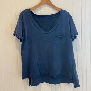 free people tee size m